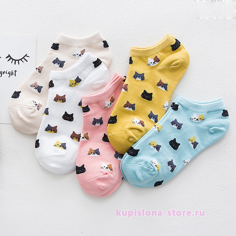 Носки «Multicolored cats»