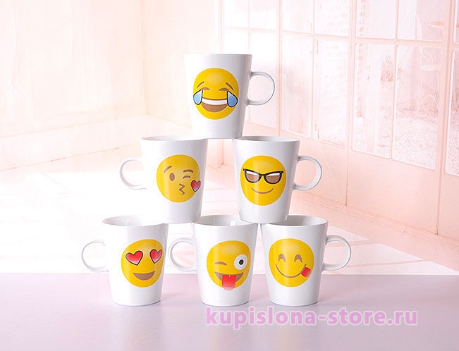 Подарочный набор кружек «Emoji»