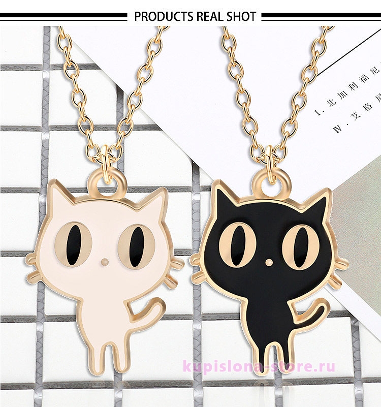 Подвеска на цепочке «Cat with big eyes» Подвеска на цепочке «Cat with big eyes»