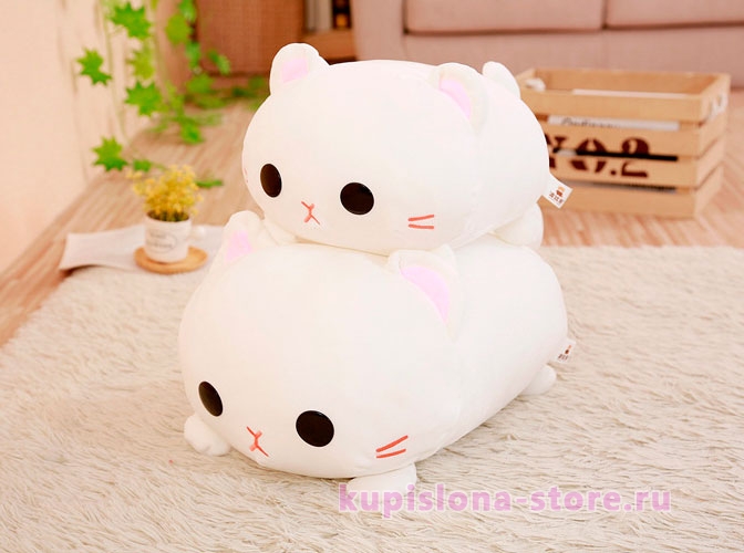 Мягкая игрушка-подушка «White cat»