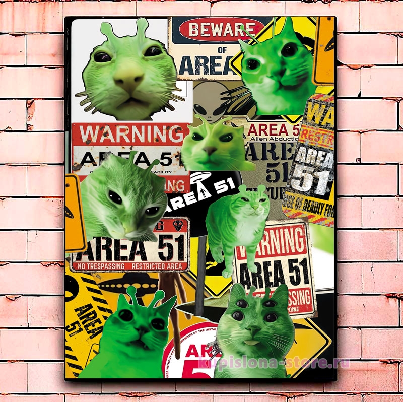 Постер «Alien cat» Постер «Alien cat»