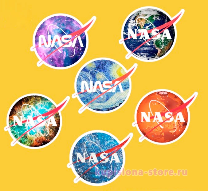 Набор наклеек «NASA»