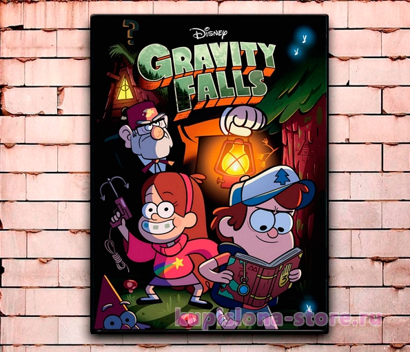 Постер «Gravity Falls» средний