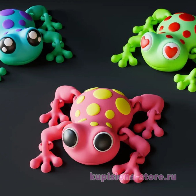 Игрушка «3d frog» Игрушка «3d frog»