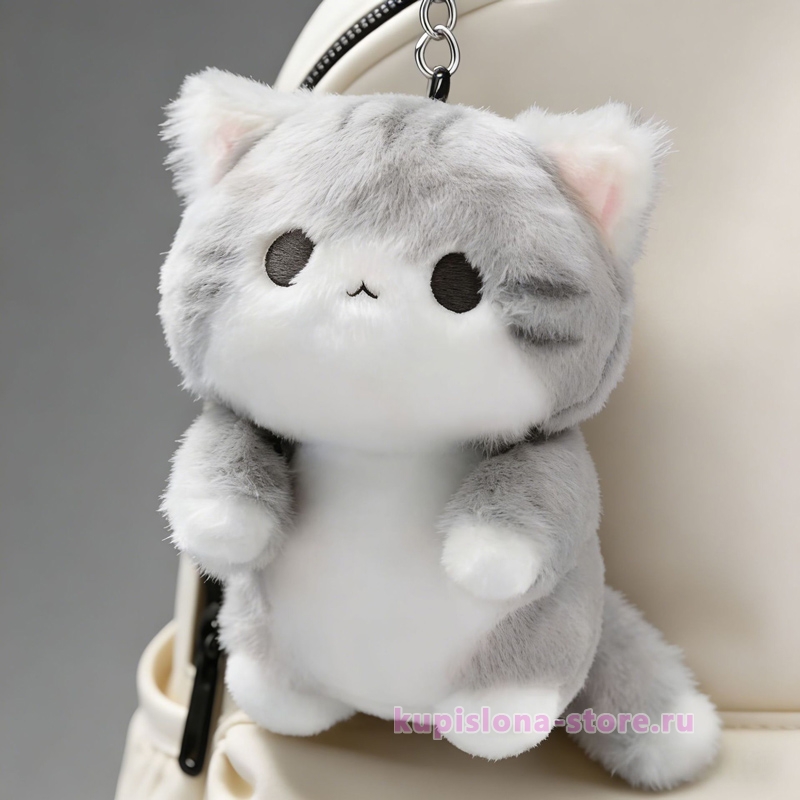Игрушка мягконабивная «Серый кот» Игрушка мягконабивная «Серый кот»
