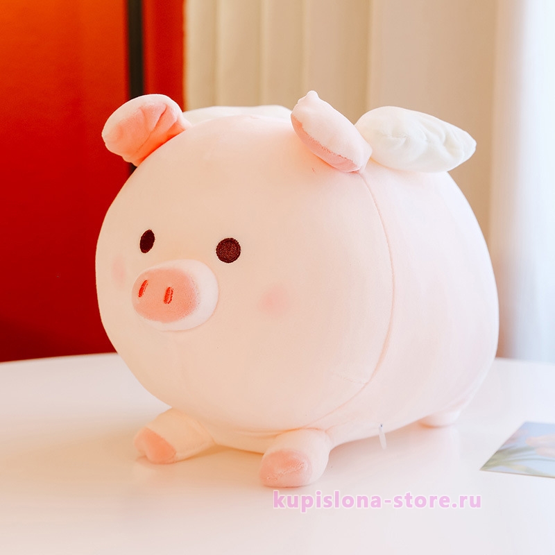 Мягкая игрушка «Angel pig» 75 см Мягкая игрушка «Angel pig» 75 см