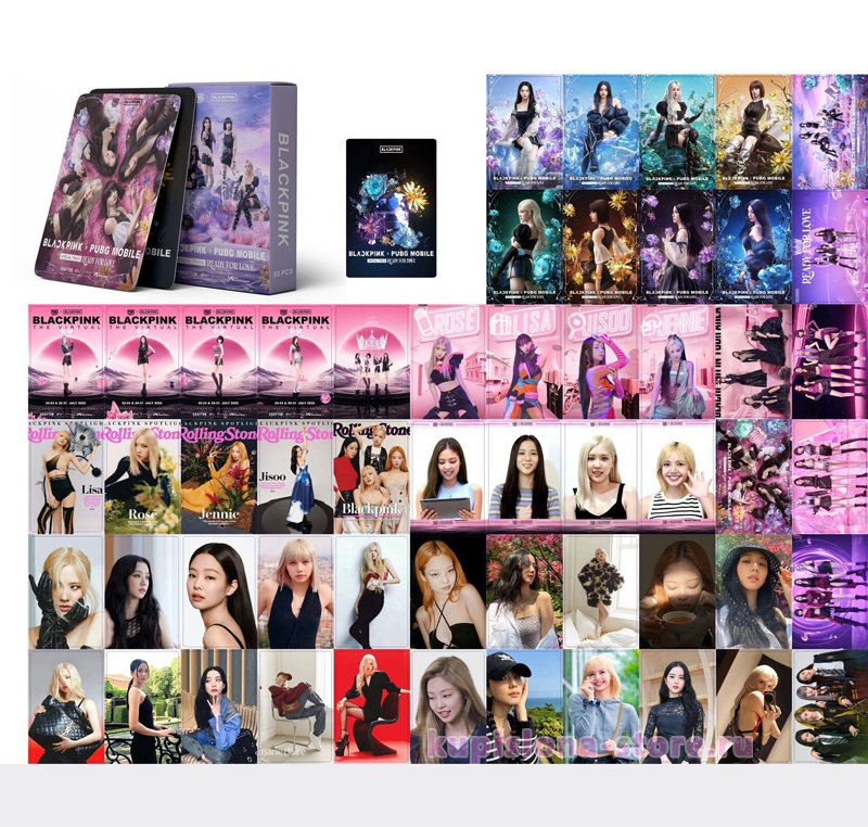 Набор карточек «Black Pink» Набор карточек «Black Pink»