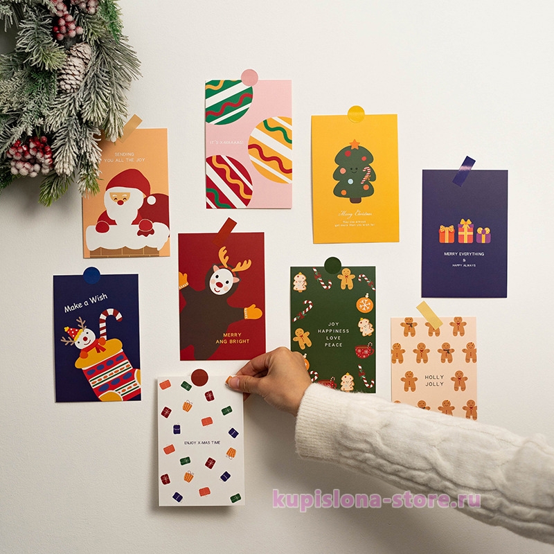 Набор карточек «Merry christmas» Набор карточек «Merry christmas»