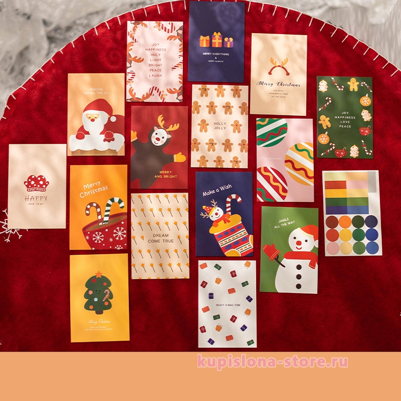 Набор карточек «Merry christmas» Набор карточек «Merry christmas»