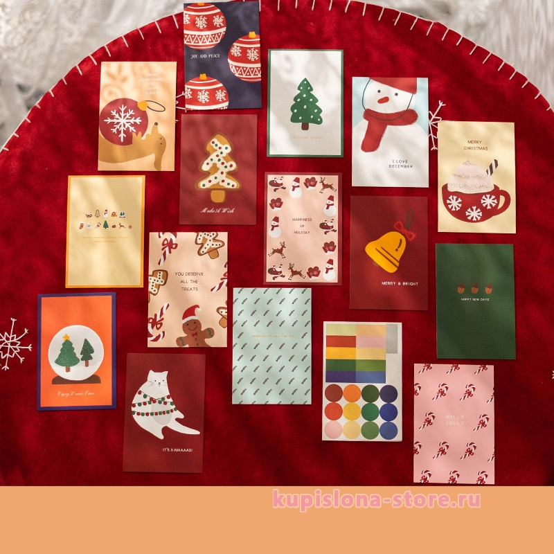 Набор карточек «Merry christmas» Набор карточек «Merry christmas»