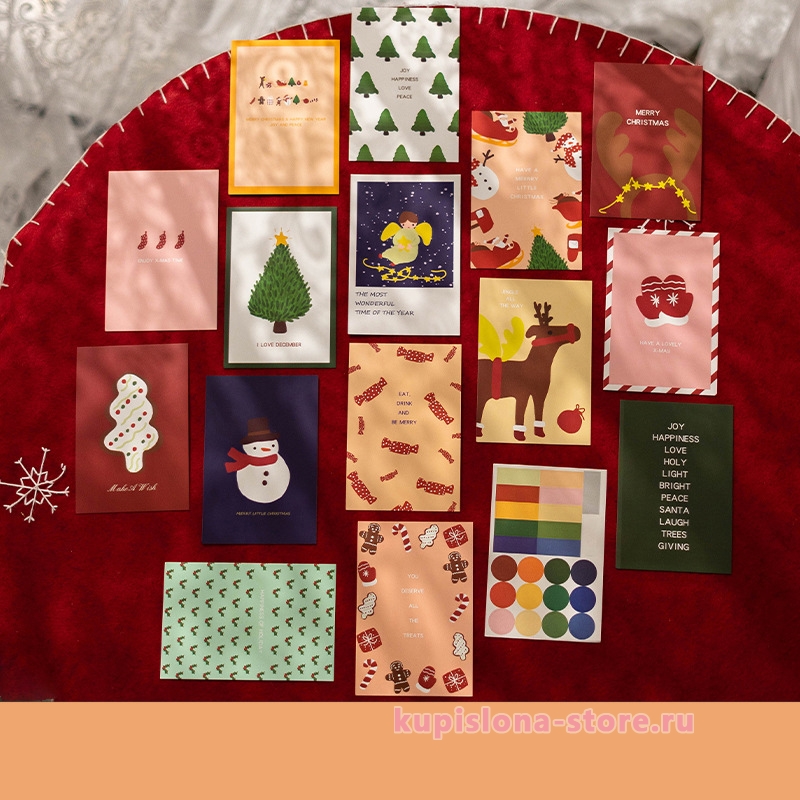 Набор карточек «Merry christmas» Набор карточек «Merry christmas»