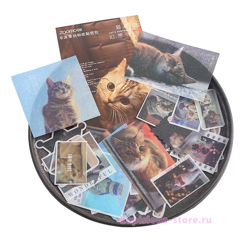Набор наклеек «Cat's fantasy world» Набор наклеек «Cat's fantasy world»