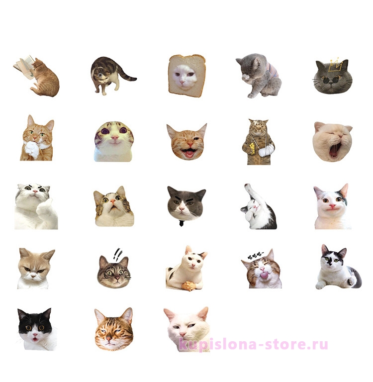 Набор наклеек «Meow's adventures» Набор наклеек «Meow's adventures»