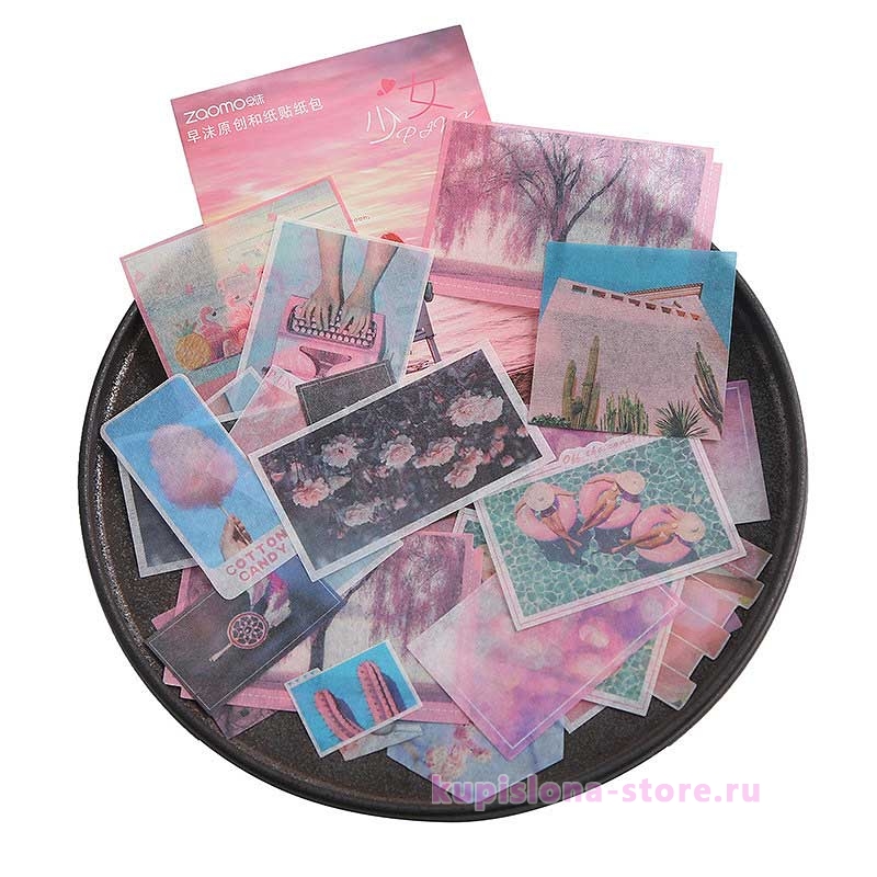 Набор наклеек «Pink memories» Набор наклеек «Pink memories»