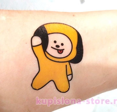Временная татуировка «BT21» Временная татуировка «BT21»