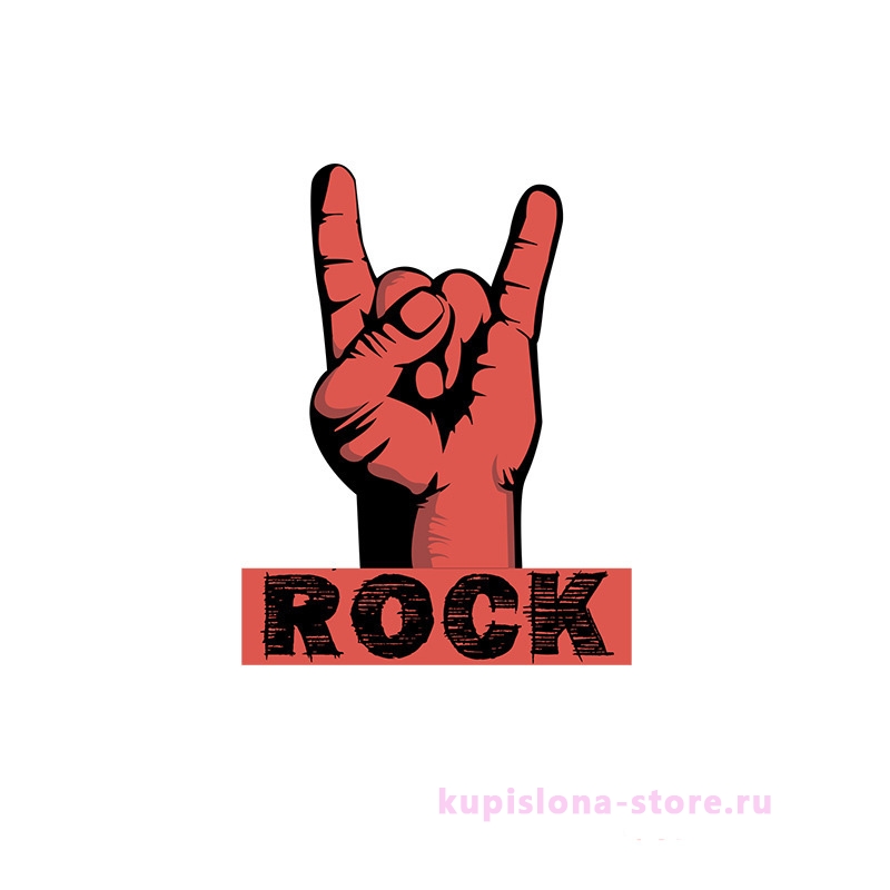 Наклейка для одежды «Rock»