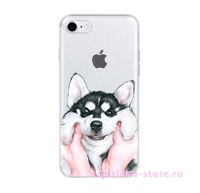 Чехол для iPhone «Smiling dog»