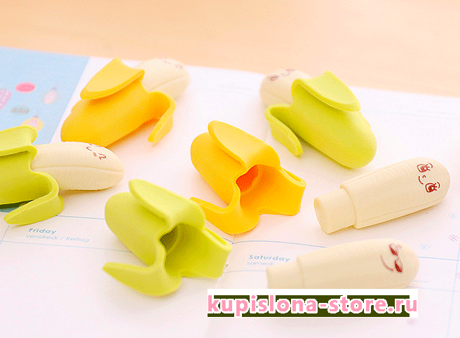 Набор ластиков «Banana» (3 штуки)
