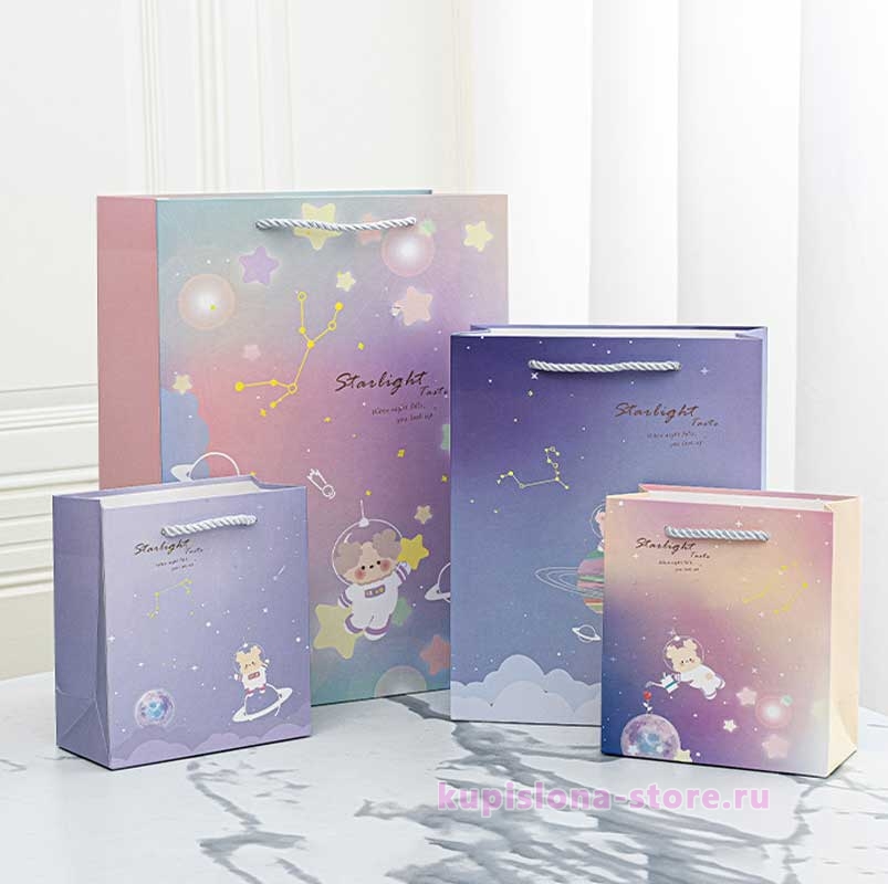 Подарочный пакет «Starlight taste» средний Подарочный пакет «Starlight taste» средний