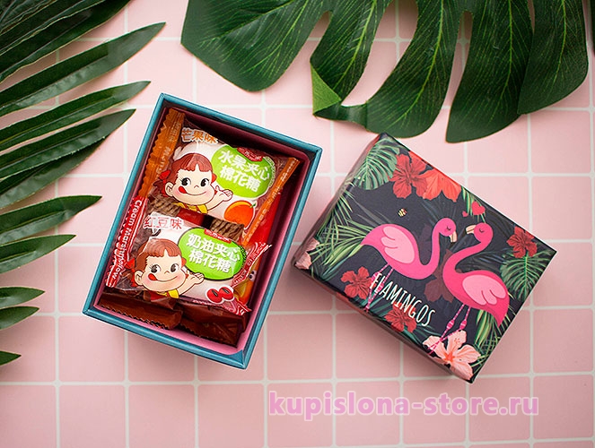 Подарочная коробка «Pink flamingo» маленькая