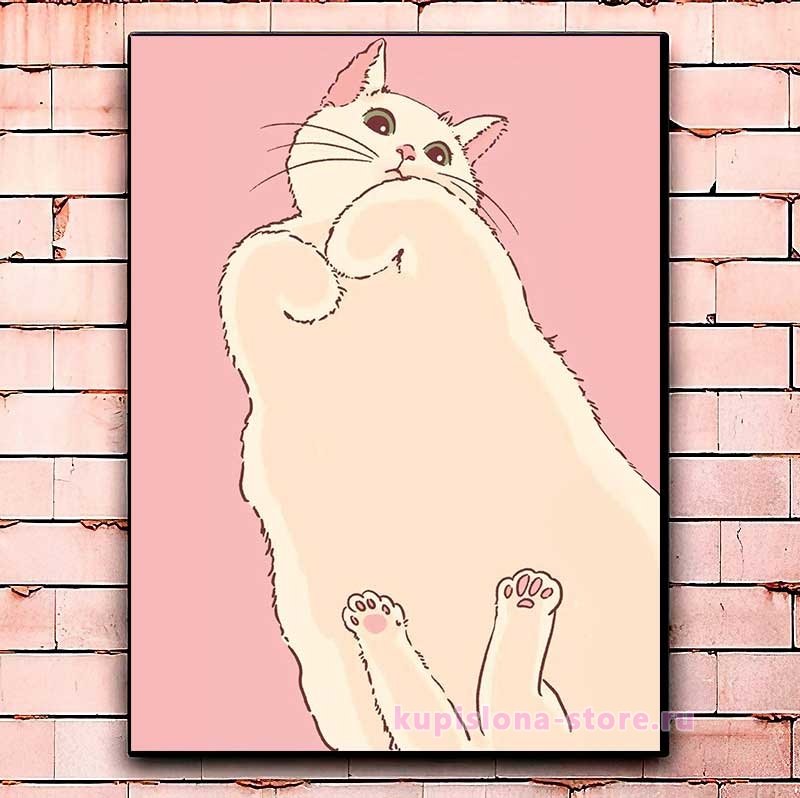 Постер «Hug cat» большой Постер «Hug cat» большой