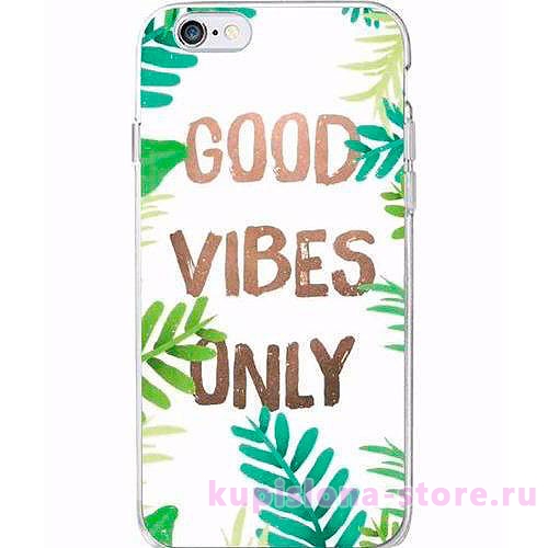 Чехол для iPhone «Good vibes only»