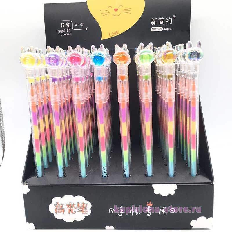 Ручка с разноцветными чернилами «Зайка»