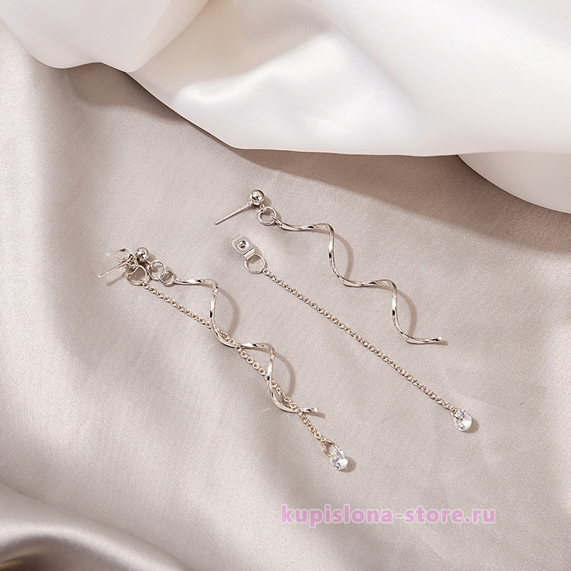 Серьги «Spiral needle» Серьги «Spiral needle»