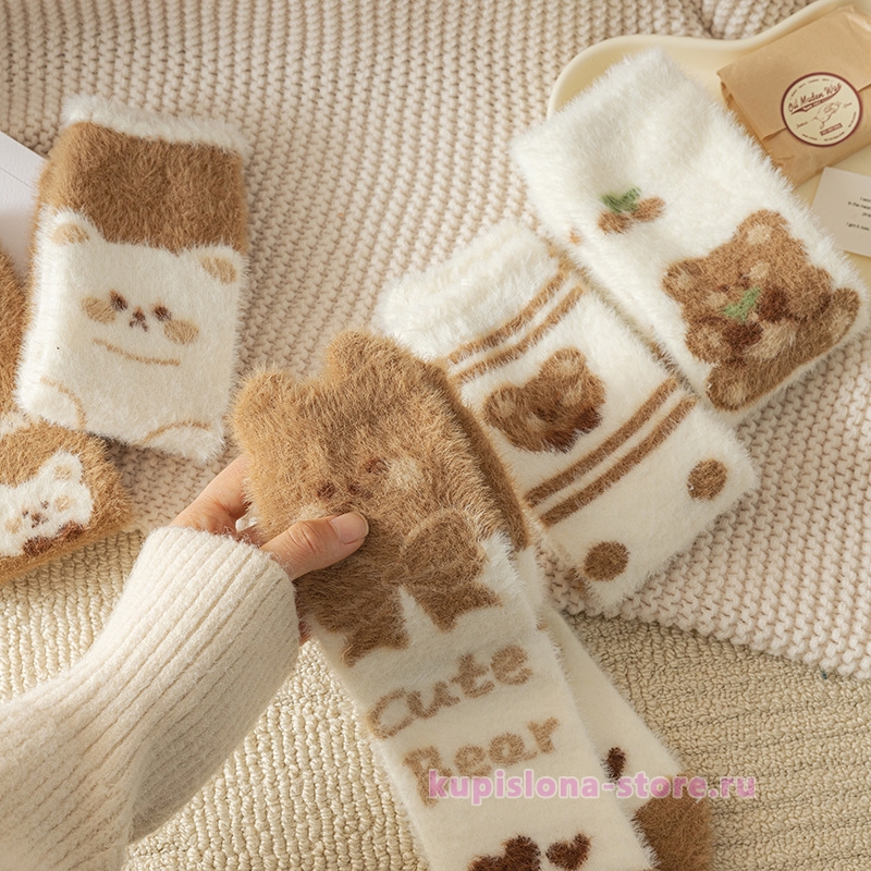 Шерстяные носки «Happy bear» Шерстяные носки «Happy bear»