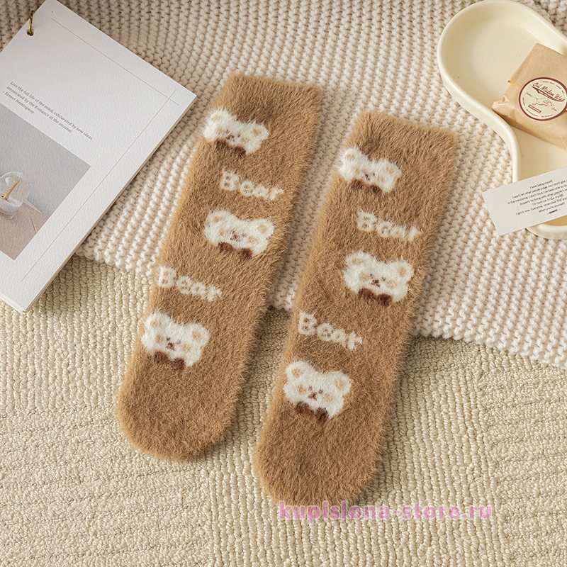 Шерстяные носки «Happy bear» Шерстяные носки «Happy bear»