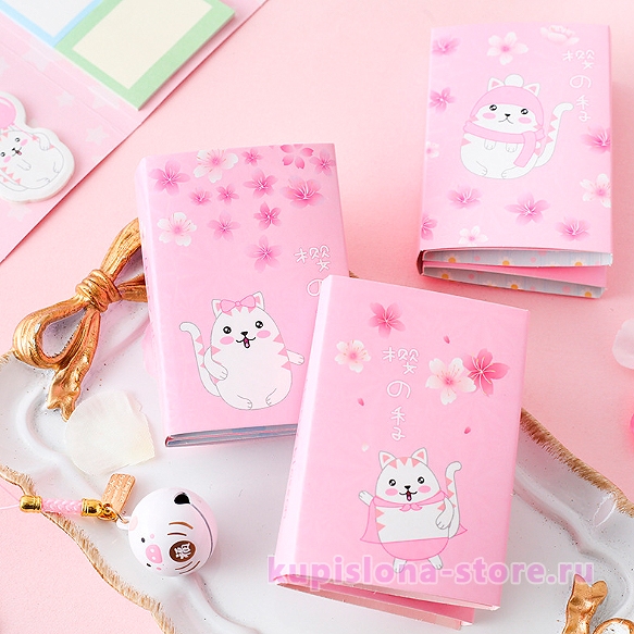 Книжка со стикерами «Cat's pink world» Книжка со стикерами «Cat's pink world»