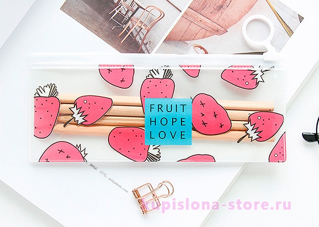 Пенал «Fruit hope love»