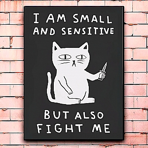 Постер «Also fight me» Постер «Also fight me»