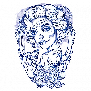 Временная татуировка «Мертвая невеста»