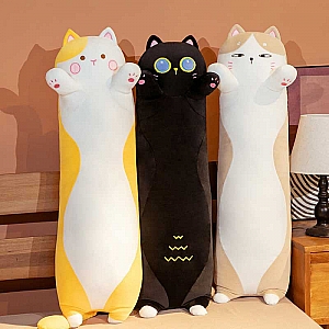 Мягкая игрушка-подушка «Длинный кот» 90 см