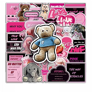 Набор наклеек «Pink love» Набор наклеек «Pink love»