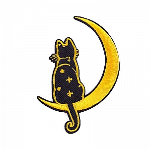Нашивка «Кот на луне»
