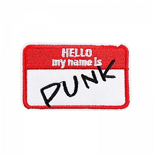 Нашивка «My name is punk»