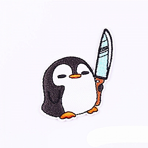 Нашивка «Пингвин с ножом»