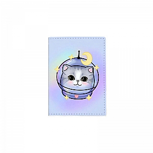 Обложка на паспорт «Cosmonaut cat»