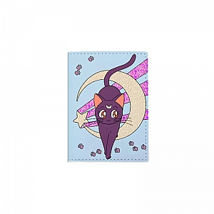 Обложка на паспорт «Кошка Луна»
