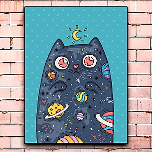Постер «Catspace» средний