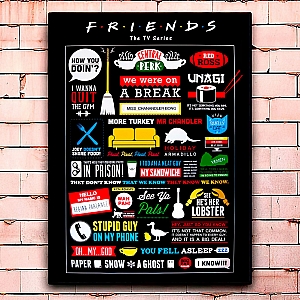 Постер «Friends» средний Постер «Friends» средний