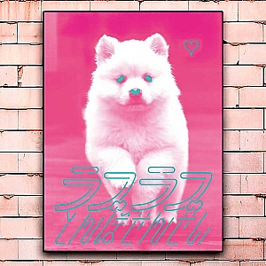 Постер «Pink dog world» большой