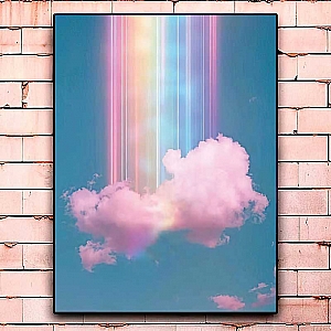 Постер «Rainbow cloud» большой