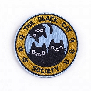 Нашивка «The black cat society»