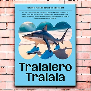 Постер «Tralalero tralala» Постер «Tralalero tralala»