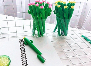 Ручка «Цветочный кактус»