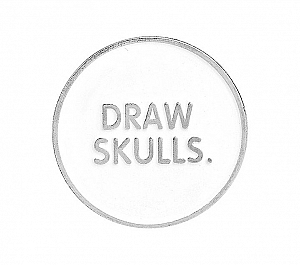 Брошь-значок «Draw skulls» 