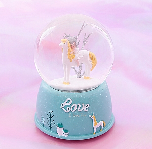 Стеклянный шар «Lovely unicorn»